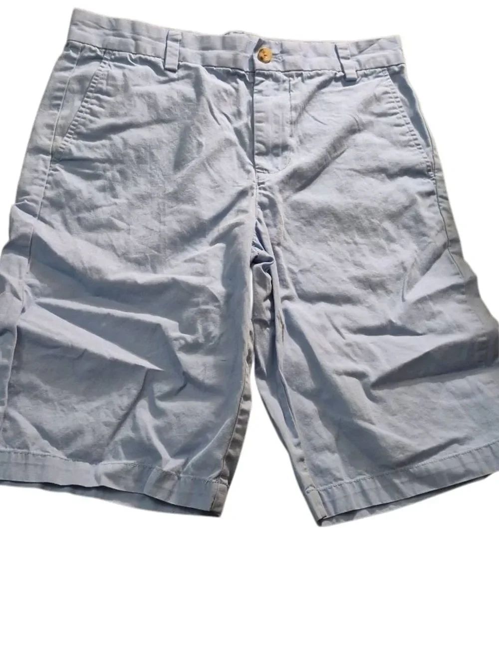 Vineyard Vines Boys Light Blue Flat Front Shorts(124)